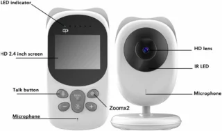 Draagbare babycamera