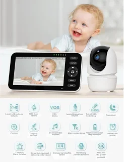Draagbare Babyfoon Monitor