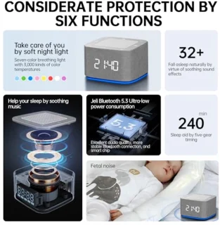 Draagbare White Noise Machine voor Baby's