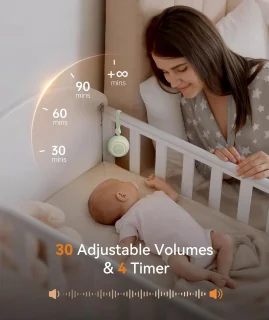 Draagbare White Noise Machine voor Baby's