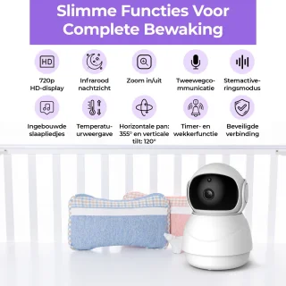 DreamSafe Babyfoon Camera Wit Video & Audio