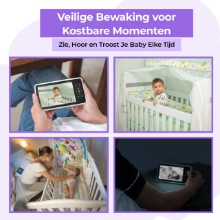 DreamSafe Babyfoon Camera Wit Video & Audio
