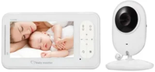 DrPhone B2 Babyfoon Met Camera 4.3 inch Wit