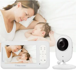 DrPhone B2 Babyfoon Met Camera 4.3 inch Wit