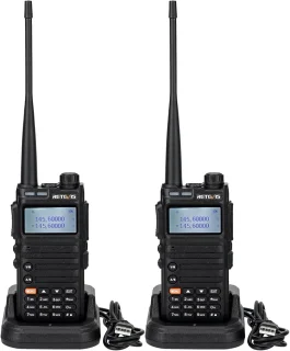 Dual Band Walkie Talkie Set (2 stuks)