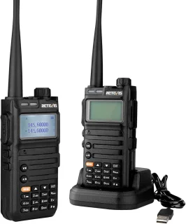 Dual Band Walkie Talkie Set (2 stuks)