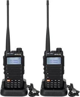 Dual Band Walkie Talkie Set (2 stuks)