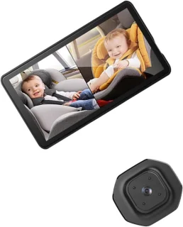 Dubbele camera baby monitor zwart