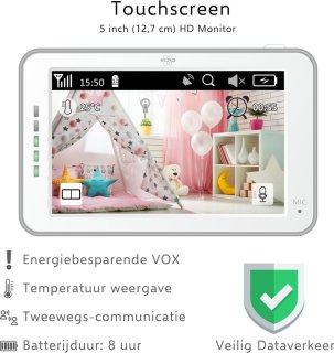 ELRO BC4000 Royale Full HD Babyfoon Mint