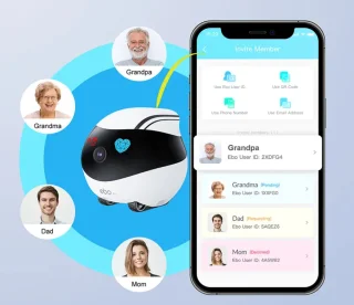 Enabot EBO Rijdende Babyfoon met Camera en Wifi