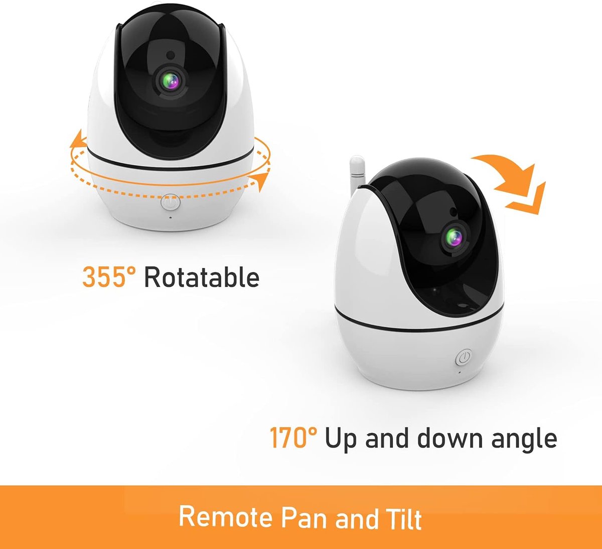 EP-1080P28 Baby Monitor met Camera en 4.3” LCD Scherm
