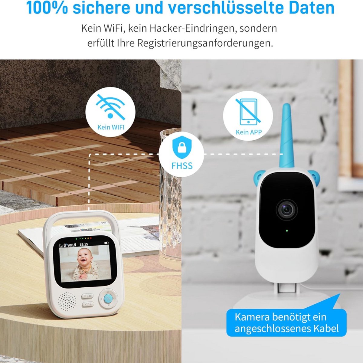 Equivera Babyfoon Camera Premium