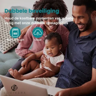 Equivera Babyfoon met Camera Full HD Wifi