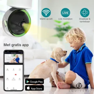 Equivera Babyfoon met Camera Full HD Wifi