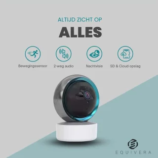Equivera Babyfoon met Camera Full HD Wifi