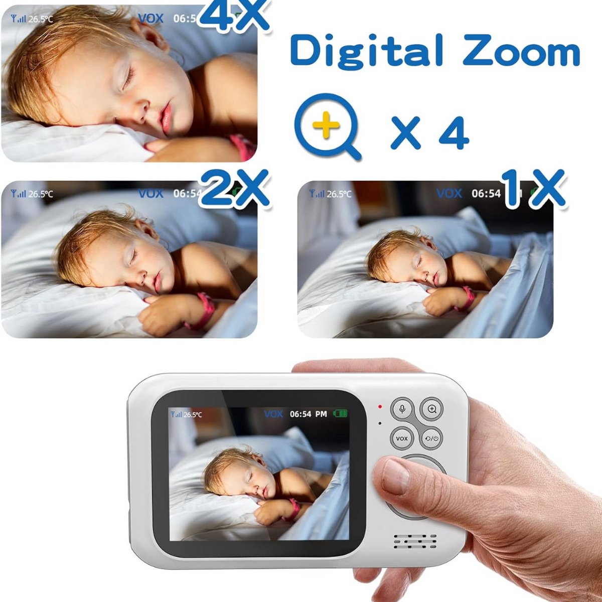 Equivera Babyfoon met Camera Indoor Premium