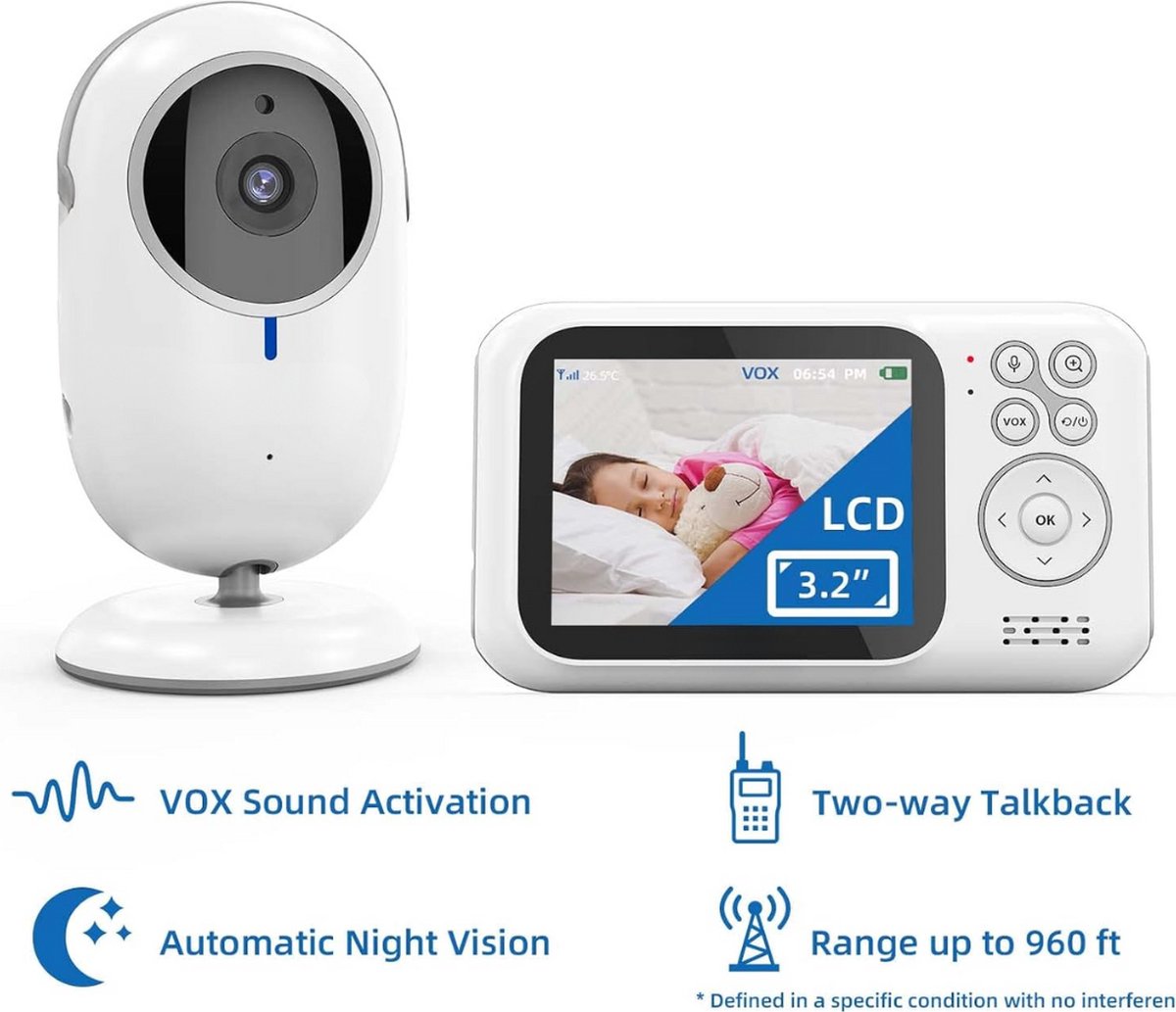 Equivera Babyfoon met Camera Indoor Premium