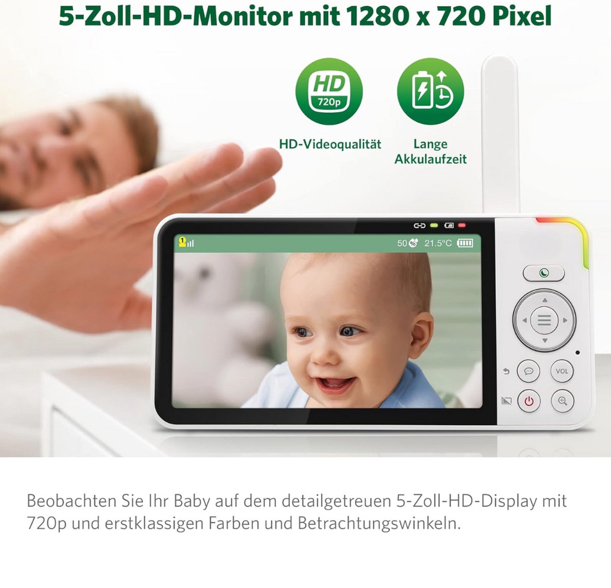 Equivera Babyfoon met Camera Premium Indoor