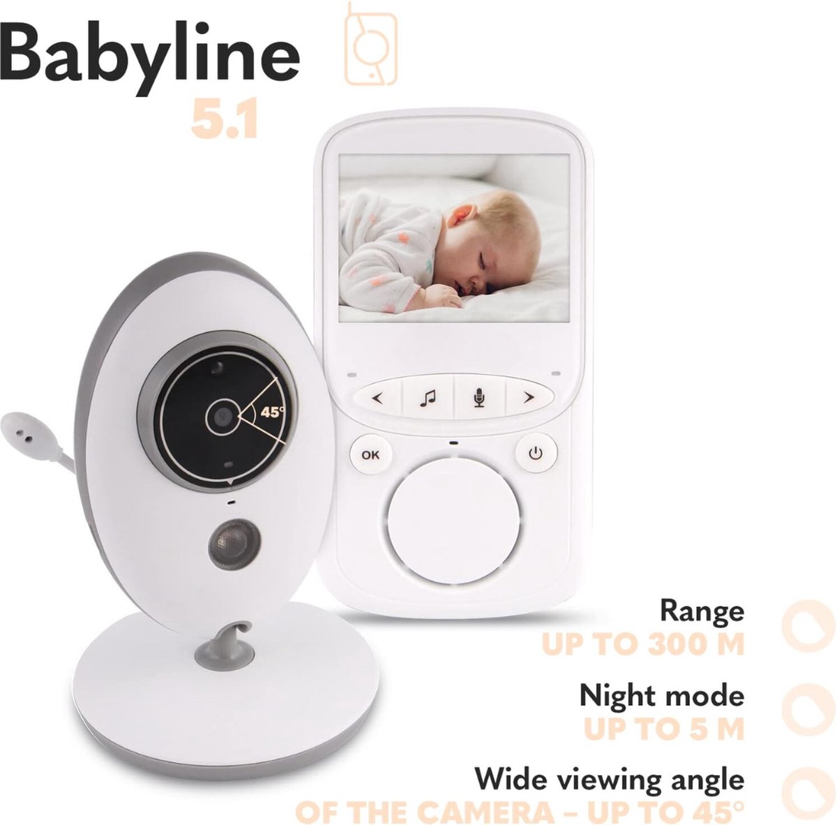 Equivera Babyfoon met Camera Premium