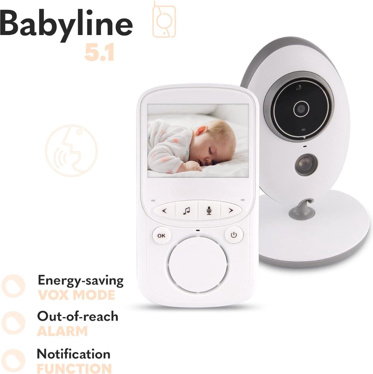 Equivera Babyfoon met Camera Premium