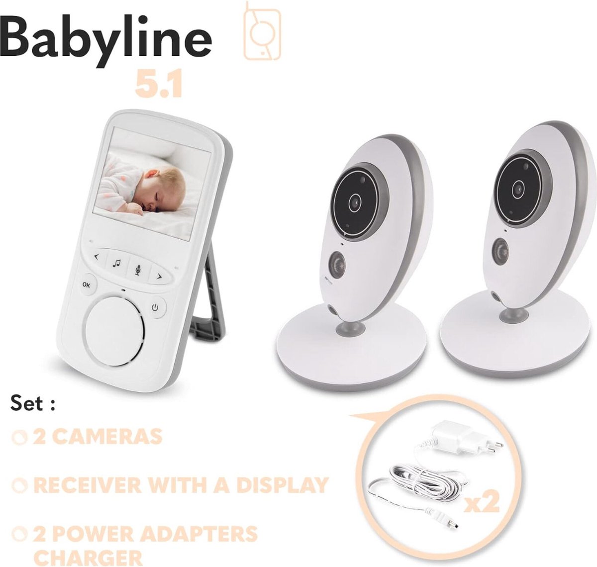 Equivera Babyfoon met Camera Premium