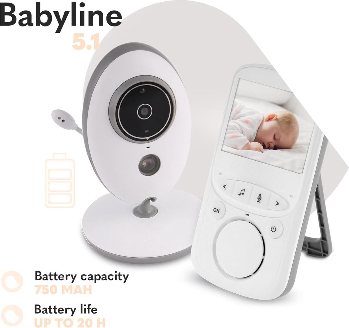 Equivera Babyfoon met Camera Premium