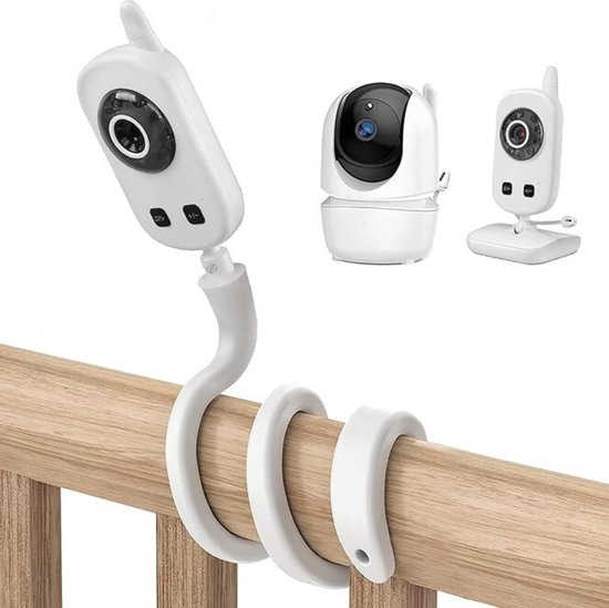 Equivera Babyfoonhouder Flexibele Cradle voor GHB Babyfoon Camera 5 Inch HD Display