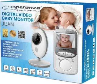 Esperanza Juan Babyfoon met Camera Wit/Grijs
