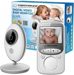 Esperanza Juan Babyfoon met Camera Wit/Grijs