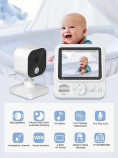 Eszenzics Babyfoon Pro5 HD draadloos met nachtcamera