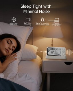 eufy Baby E21 Babyfoon met 4K Camera en draagbare monitor