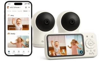 De eufy Babyfoon C10 + extra camera – 2K HD, pan en tilt, nachtzicht in één oogopslag
