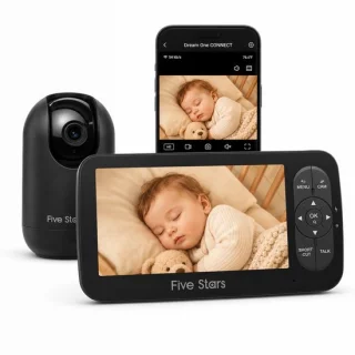 Five Stars® Dream One CONNECT babyfoon met camera en app