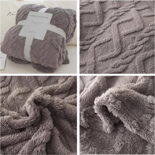Fleece Dekens Tweepersoonsbank Diverse Kleuren