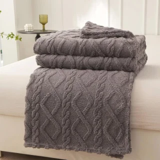 Fleece Dekens Tweepersoonsbank Diverse Kleuren