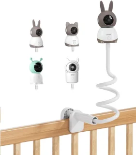 Flexibele babycamera-houder voor monitor en telefoon