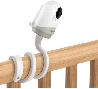 Flexibele babyfoonhouder - camera beugel - wit