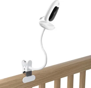 Flexibele babyfoonhouder - camera standaard - 12.5 cm - wit