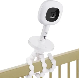 Flexibele babyfoonhouder en camera statief - Wit