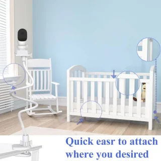 Flexibele babyfoonhouder