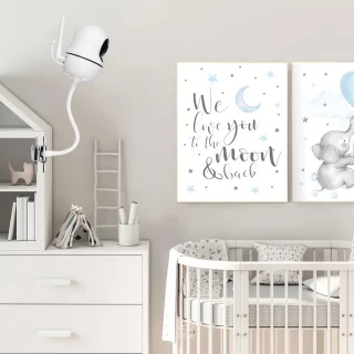 Flexibele camerahouder voor babyfoon