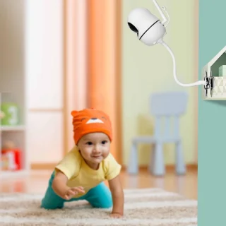Flexibele camerahouder voor babyfoon