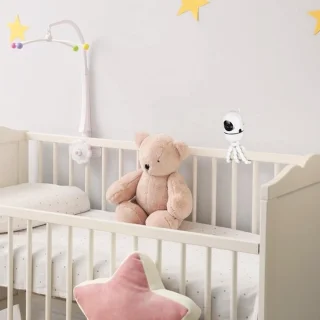 Flexibele statief voor babyfoon – universele montage voor HelloBaby en ANMEATE camera's
