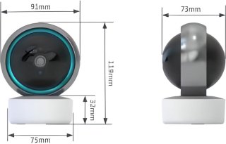 Full HD WiFi Babyfoon met Camera 1296P - BabyPhone