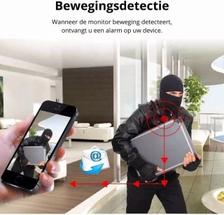 Full HD WiFi Babyfoon met Camera 1296P - BabyPhone