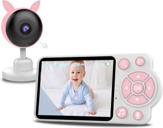 De Geen merk Babyfooncamera, roze in één oogopslag