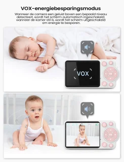 Geen merk Babyfooncamera, roze
