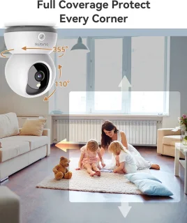 Ghani Winkeltje Babyfoon Binnencamera 360° Hondencamera