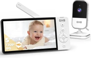 GHB babyfoon camera 5 inch 720P
