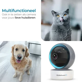GlobeGuard Babyfoon Camera 5MP Full HD